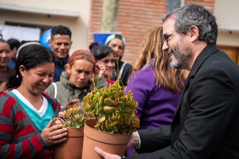 Entrega de viviendas en el asentamiento Chacarita de los Padres, 31 de agosto de 2022