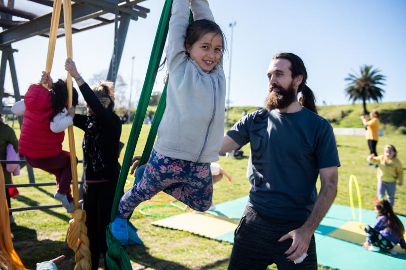 Actividades en el Parque Idea Vilariño en el marco del Plan ABC + Deporte y Cultura, 10 de setiembre de 2022