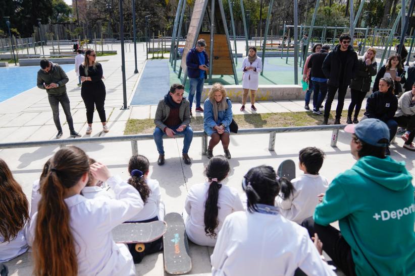  Lanzamiento de escuelas de skate en Montevideo enmarcadas en el Plan ABC+ Deporte y Cultura             