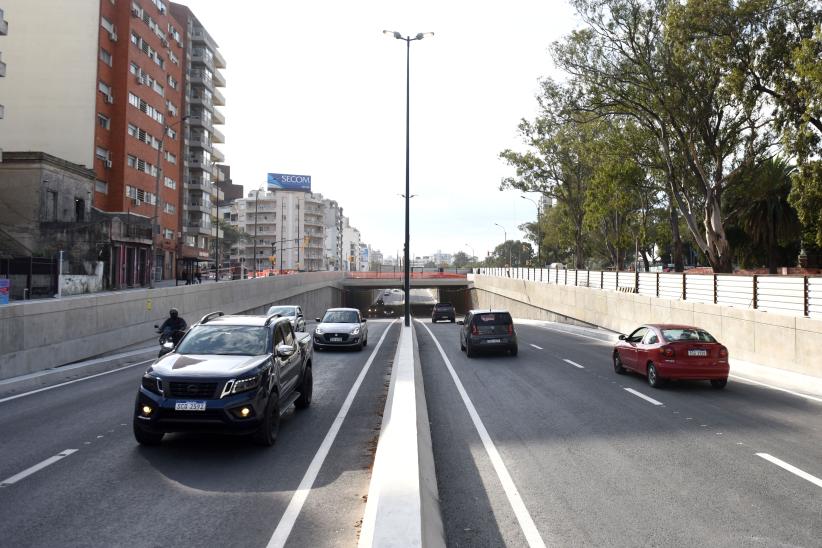 Habilitación del túnel de Av. Italia en ambos sentidos