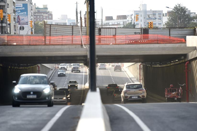 Habilitación del túnel de Av. Italia en ambos sentidos