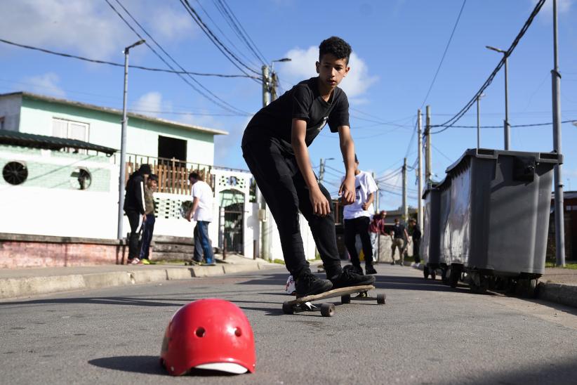 Escuela de skate en el centro juvenil La tortuga Cuadrada en el marco del Plan ABC + Deporte y Cultura