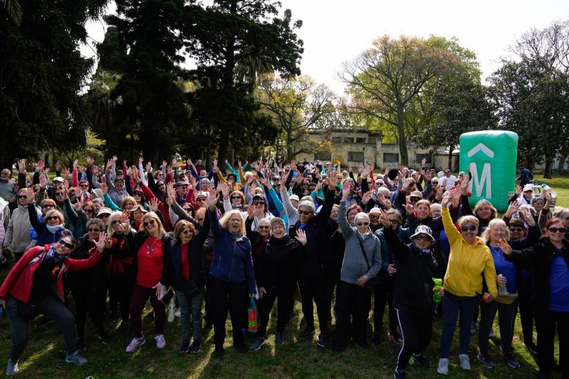 Caminata de personas mayores, 29 de setiembre de 2022.