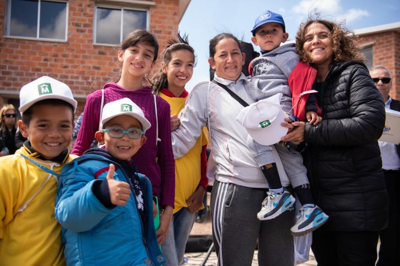 Entrega de viviendas a familias del barrio La Paloma, 17 de octubre de 2022