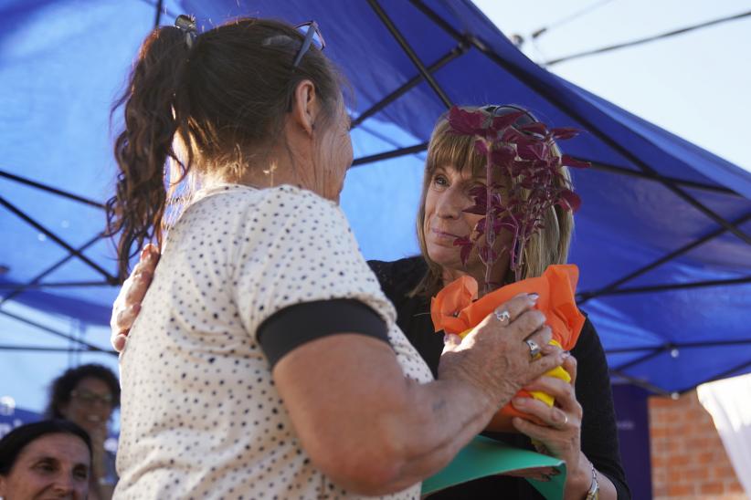 Entrega de viviendas en el barrio La Paloma