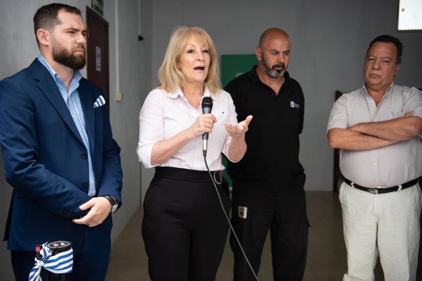 Inauguración de Centro de Atención a la Emergencia en el barrio Peñarol, 23 de diciembre de 2022