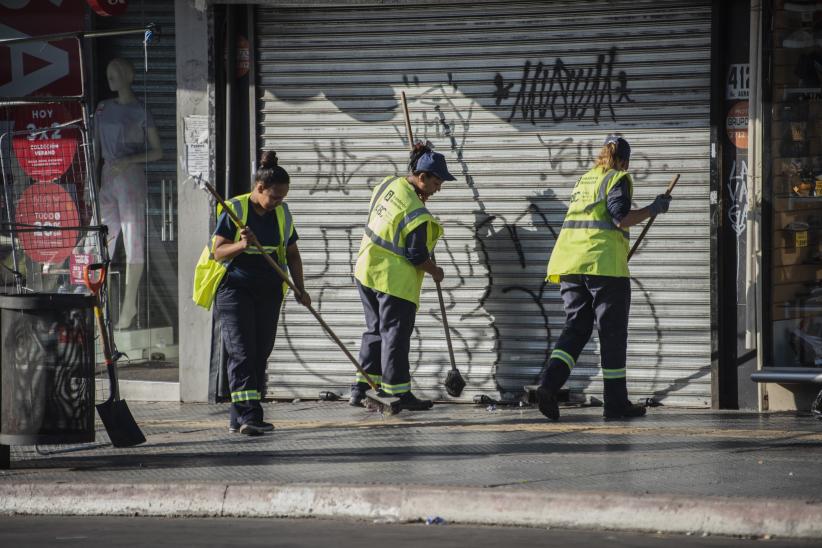 Operativo de limpieza en feria de Reyes del Paso Molino