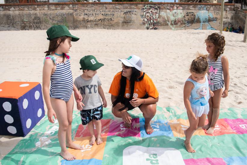 Actividad en la playa Honda en el marco del programa Monteverano Salud,18 de enero de 2023