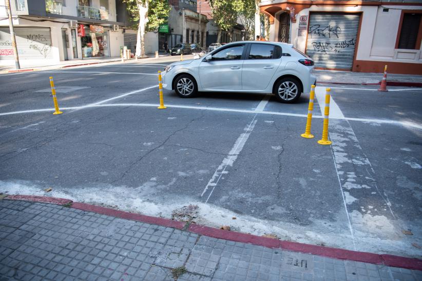 Extensión de cruce peatonal en Maldonado y Santiago de Chile, 9 de febrero de 2023