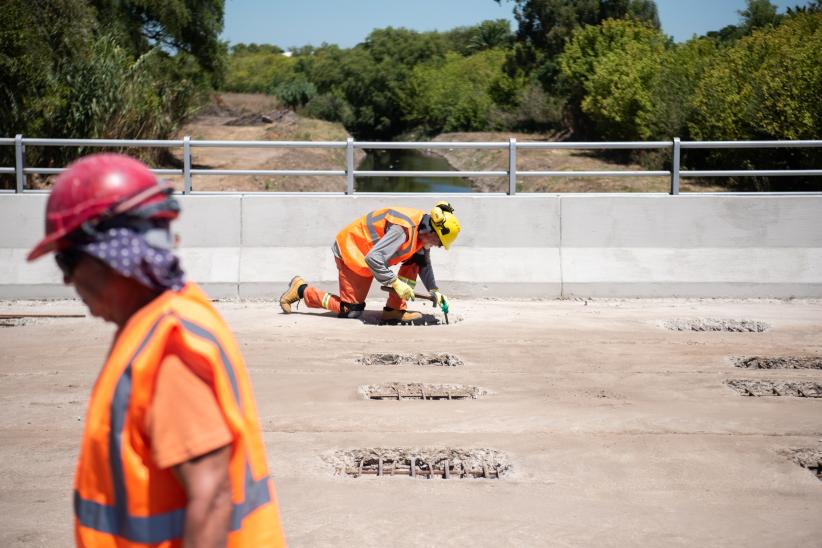 Obras en Luis Batlle Berres, 9 de febrero de 2023