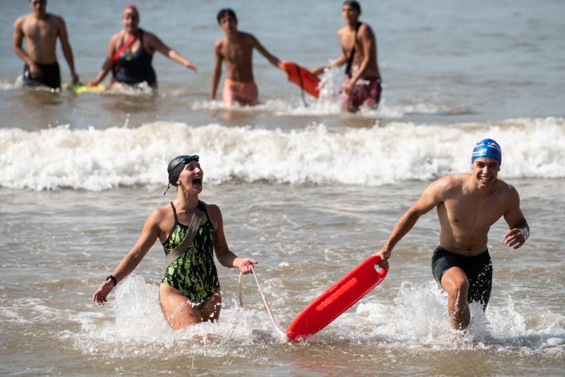 Encuentro de escuelas de mar en la playa Honda, 28 de febrero de 2023