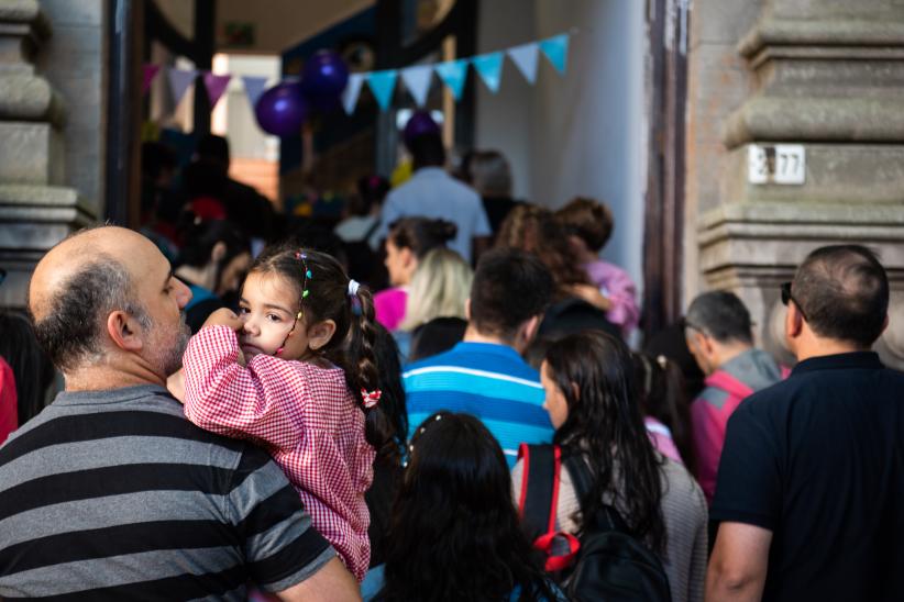 Comienzo de clases en la escuela Nº 4 Artigas 