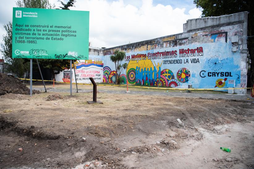 Inicio de obras en el Memorial de ex presas políticas, 07 de marzo de 2023