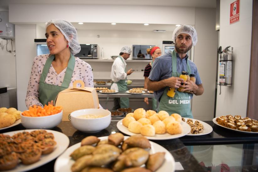 Inauguración de cantina saludable en el edificio sede de la Intendencia de Montevideo