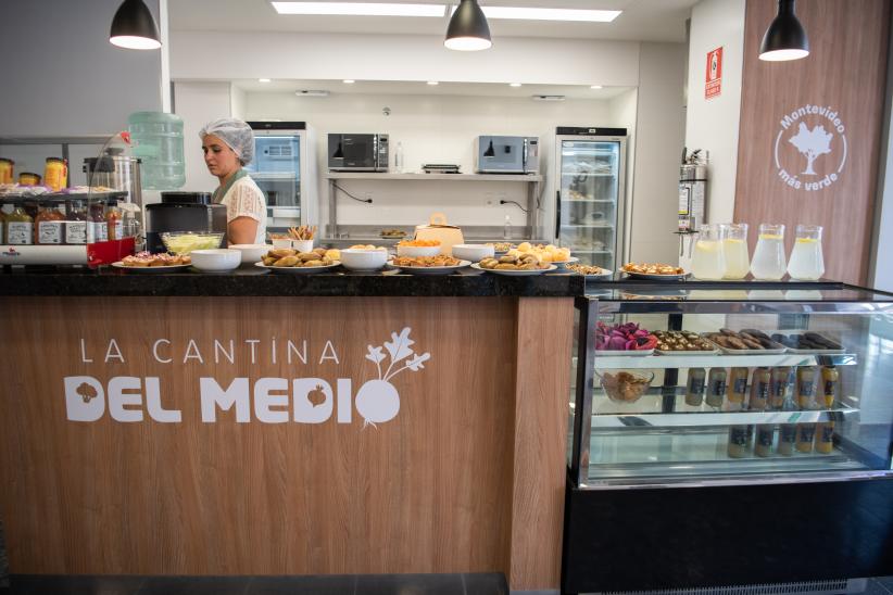 Inauguración de cantina saludable en el edificio sede de la Intendencia de Montevideo