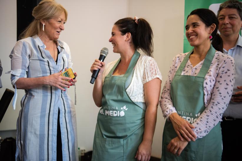 Inauguración de cantina saludable en el edificio sede de la Intendencia de Montevideo