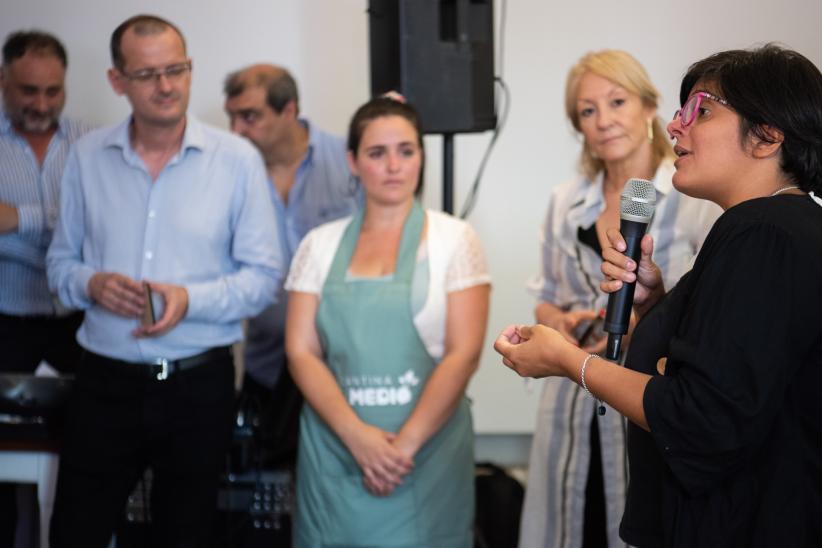 Inauguración de cantina saludable en el edificio sede de la Intendencia de Montevideo