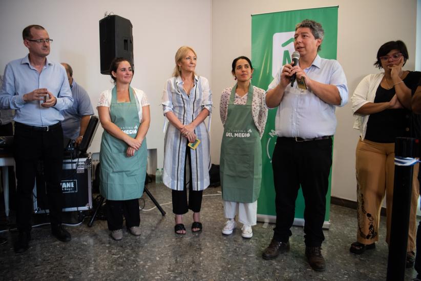 Inauguración de cantina saludable en el edificio sede de la Intendencia de Montevideo