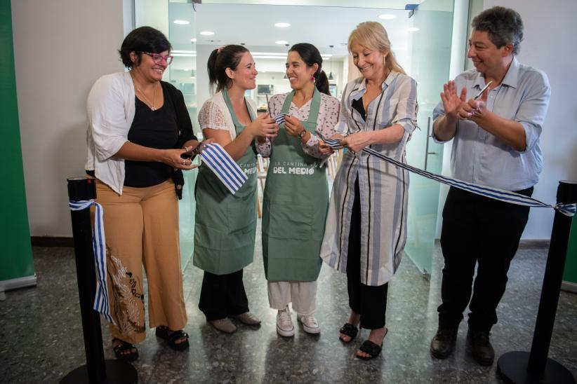 Inauguración de cantina saludable en el edificio sede de la Intendencia de Montevideo