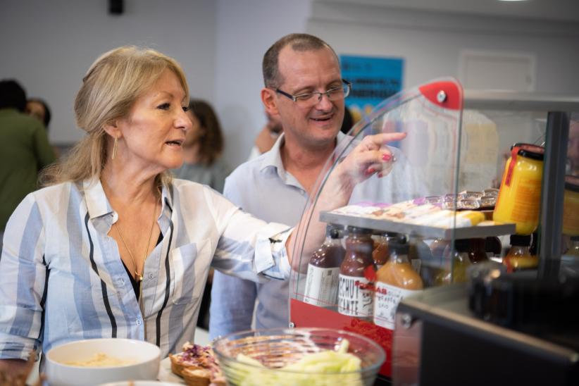 Inauguración de cantina saludable en el edificio sede de la Intendencia de Montevideo