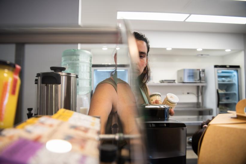 Inauguración de cantina saludable en el edificio sede de la Intendencia de Montevideo