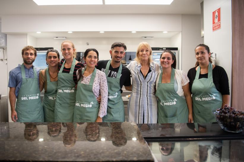 Inauguración de cantina saludable en el edificio sede de la Intendencia de Montevideo