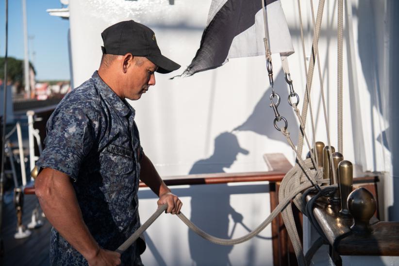 Viaje de instrucción en el velero escuela «Capitán Miranda», 22 de marzo de 2023