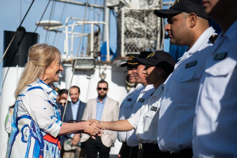 Viaje de instrucción en el velero escuela «Capitán Miranda», 22 de marzo de 2023