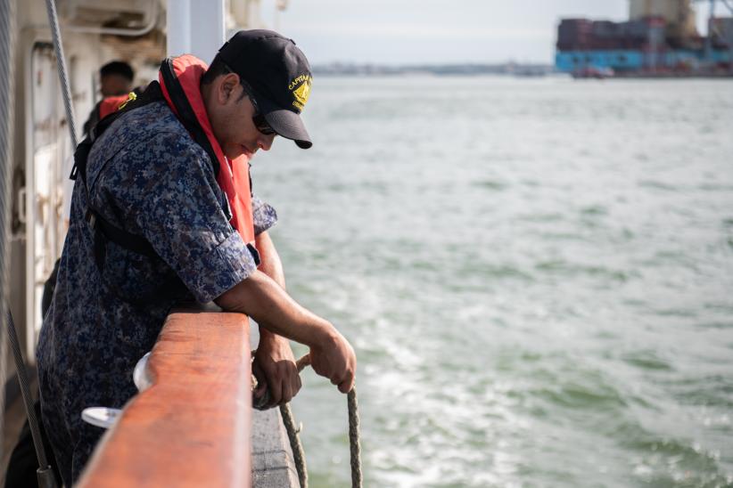 Viaje de instrucción en el velero escuela «Capitán Miranda», 22 de marzo de 2023