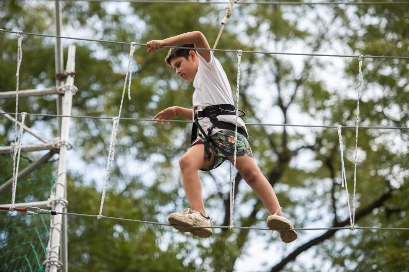 Campo Aventura espacio infantil en la Semana Criolla del Prado