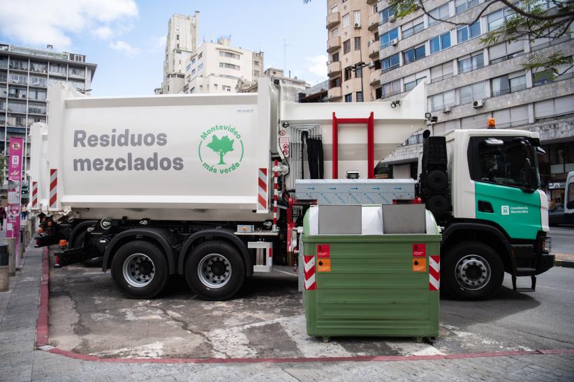 Nueva flota de camiones para reforzar la limpieza de Montevideo