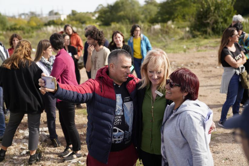 Recorrida por área liberada en el barrio Borro