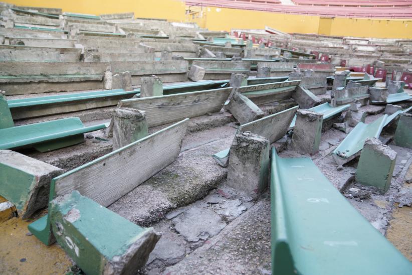 Avance de obras de remodelación en el Teatro de Verano