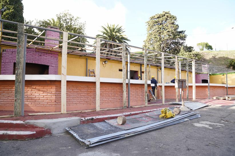 Avance de obras de remodelación en el Teatro de Verano