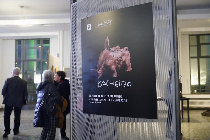 Inauguración de exposición de Tomás Cacheiro en la Intendencia