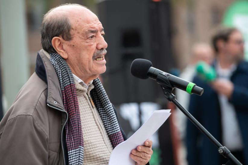 Inauguración de escultura en homenaje a Pepe D'Elía en el marco de la conmemoración de su natalicio