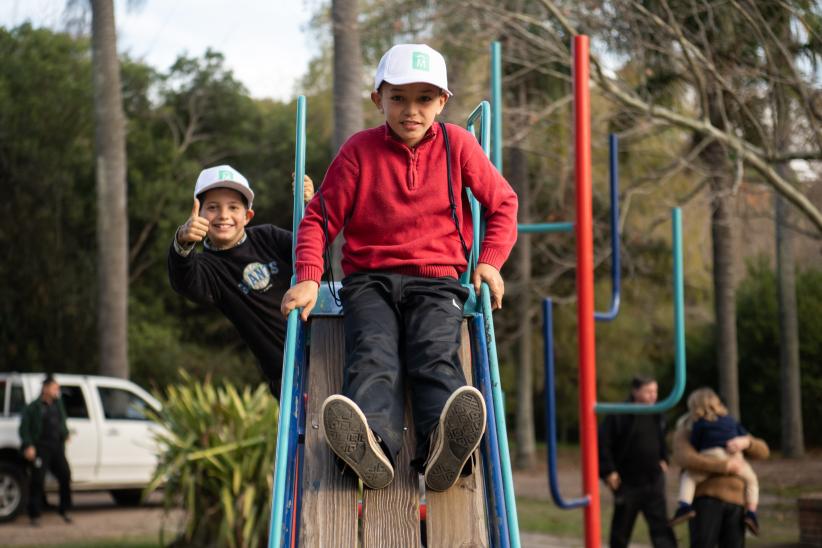 Inauguración de juegos accesibles en el Jardín Botánico