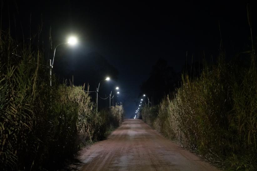 Encendido de luces en Santos Dumont