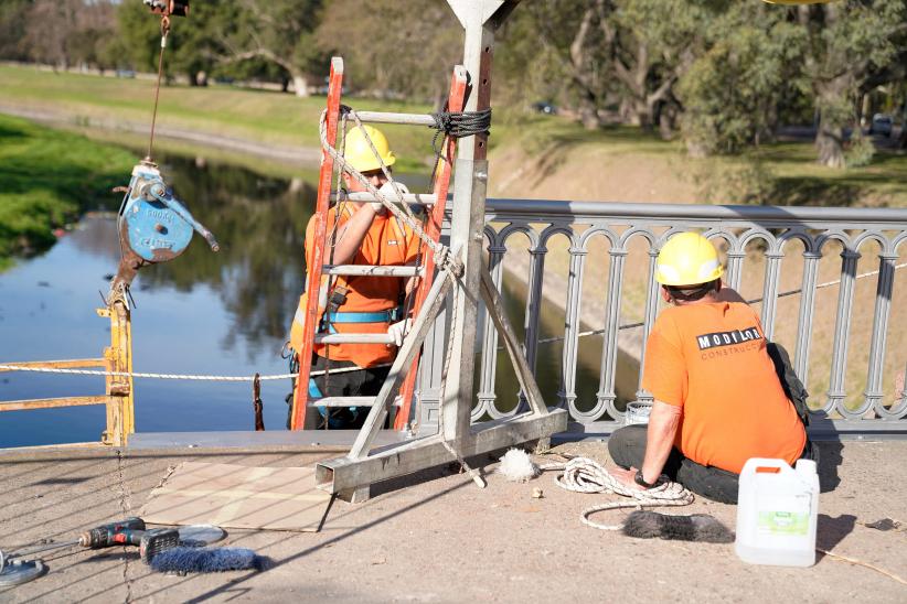 Reparación de baranda del Puente Buschental