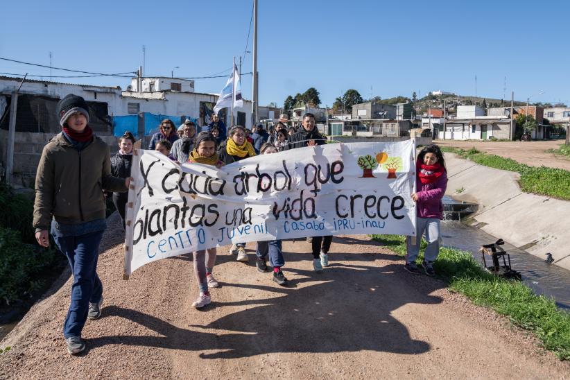  Cierre de la plantación de árboles en el barrio Bajo Valencia