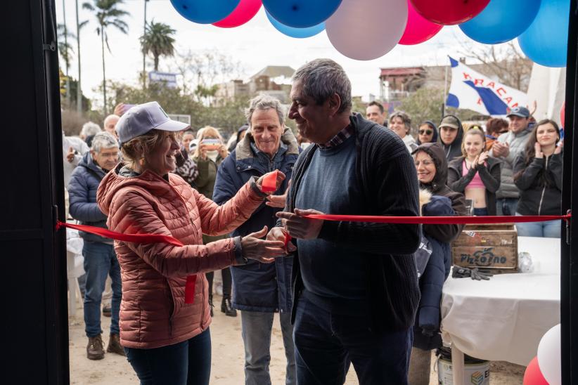 Obras del presupuesto participativo en el gimnasio Huracán del Paso de la Arena