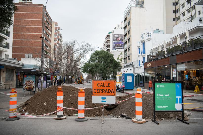 Avance de obras en avenida 21 de Setiembre esquina Ellauri