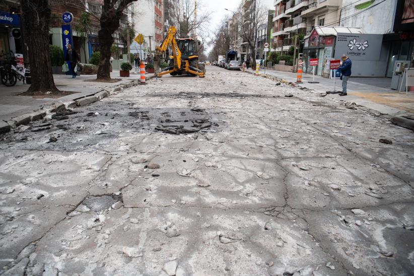 Avance de obras en avenida 21 de Setiembre esquina Ellauri