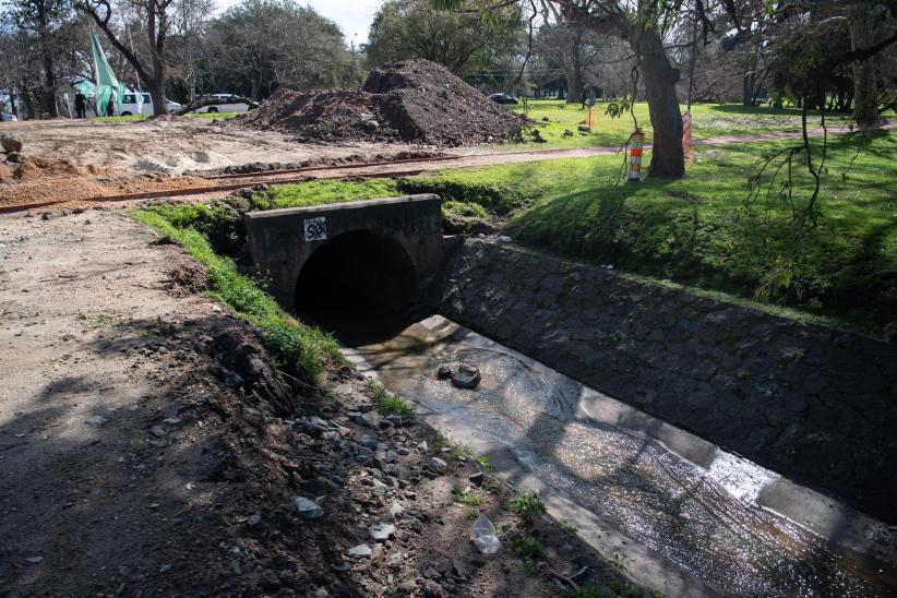 Recorrida por obras refuerzo en colector del arroyo Mataperros