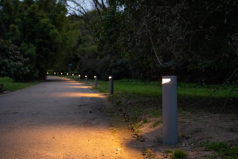 Iluminación en el Jardín Botánico