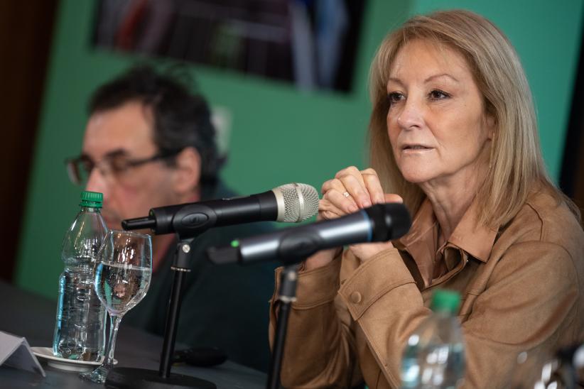 Conferencia de prensa por el Día mundial sin motor de auto