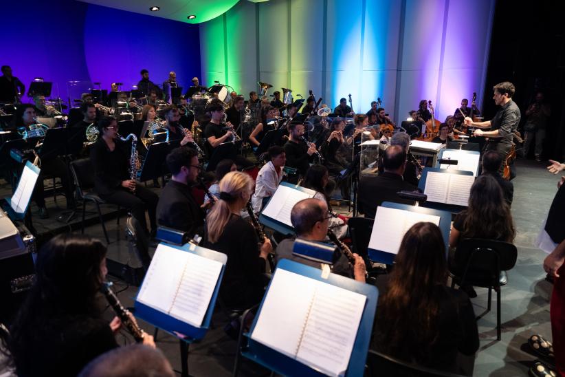 Cierre del programa Música en la escuela en el teatro Solís