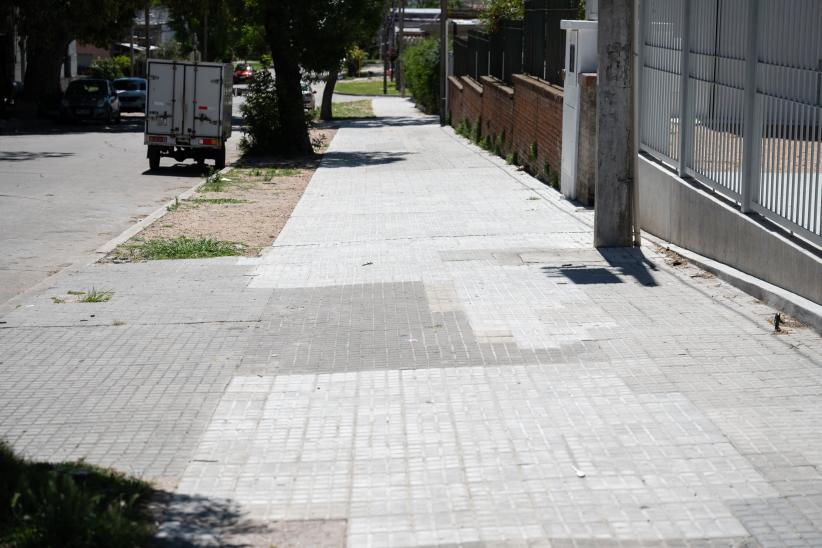 Recorrida por obras en la escuela Nº 212  por el programa Camino a Clase