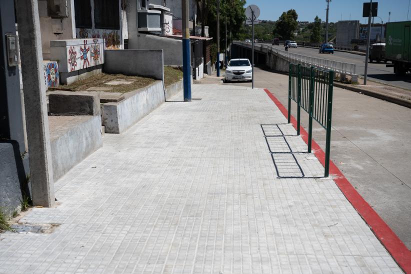 Recorrida por obras en la escuela Nº 212  por el programa Camino a Clase