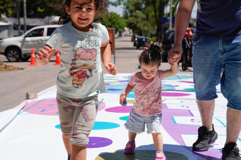 Peatonal barrial en el Municipio A , 23 de noviembre de 2023